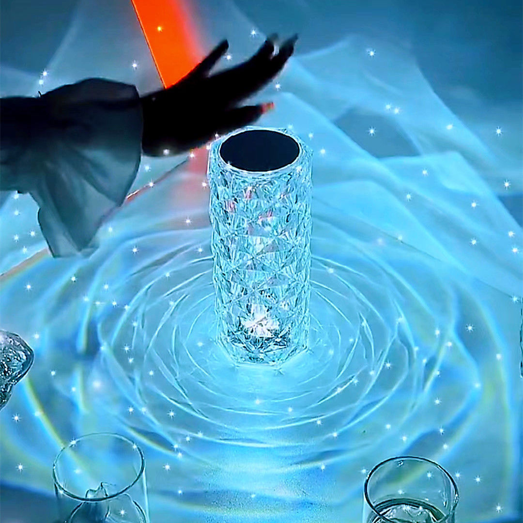 RGB LED Tischlampe mit 16 Farben – dimmbares Stimmungslicht