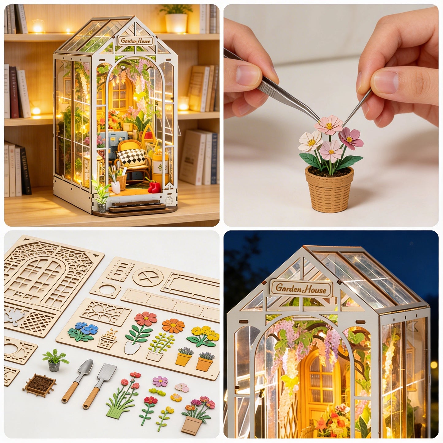 Hochwertiges Book Nook DIY Kit – Perfektes Geschenk für Buchliebhaber