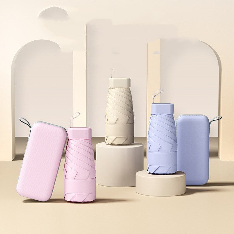 Compact pocket umbrella – UV and rain protection
